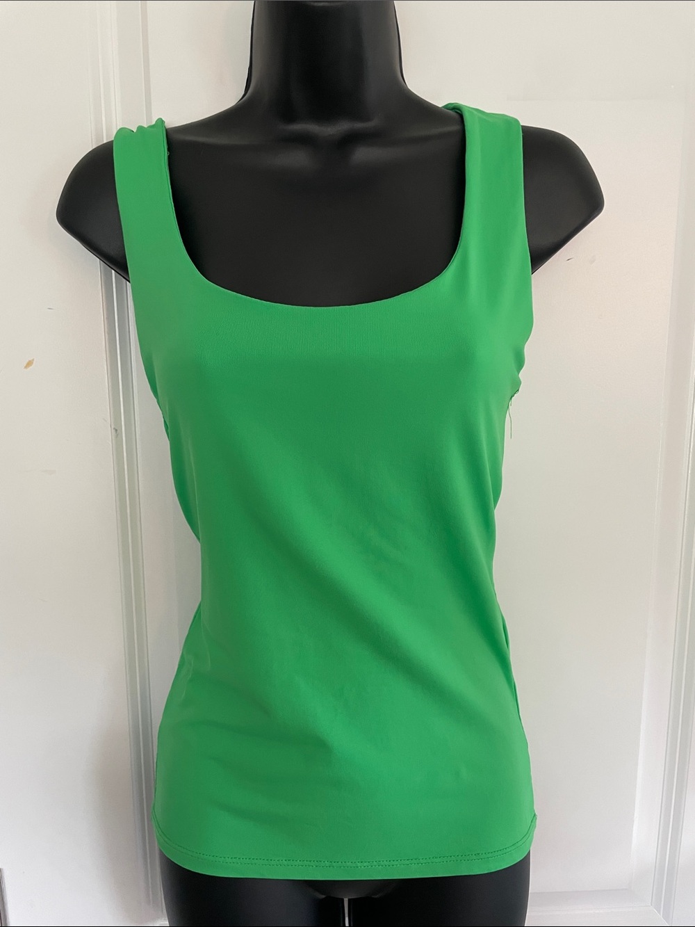 Zara Scoop Neck Tank Top - Green